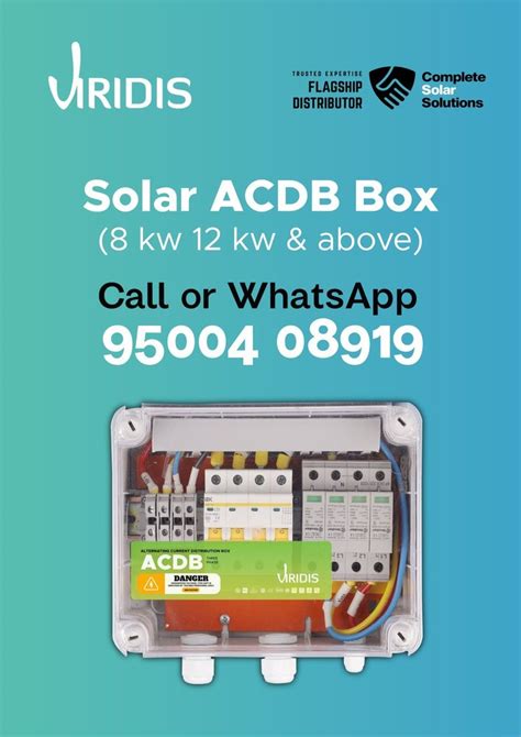 acdb solar box price